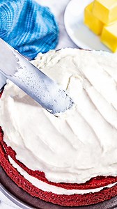 6.1K views · 37 reactions | Ermine frosting is light, fluffy, and not overly sweet. Made by cooking a milk and flour base, then whipping it with butter and sugar, it’s the perfect pairing for red velvet or any cake that needs a silky finish. https://thestayathomechef.com/ermine-frosting/ | Recipes | Facebook