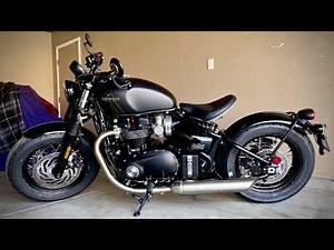 2022 Triumph Bonneville Bobber | Taking delivery