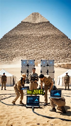 In 2017, scientists shot cosmic rays through the Great Pyramid. They found something impossible. A hidden void. 100 feet long. Sealed for 4,500 years. No doors. No tunnels. No way in. The news went viral. Then Egypt went silent. Seven years later — still sealed. No excavation. No explanation. But one researcher didn't wait. He requested private access. Egypt approved. He went in alone. Three hours later, he walked out. His colleagues said he looked different. Hands trembling. Face pale. Eyes avo