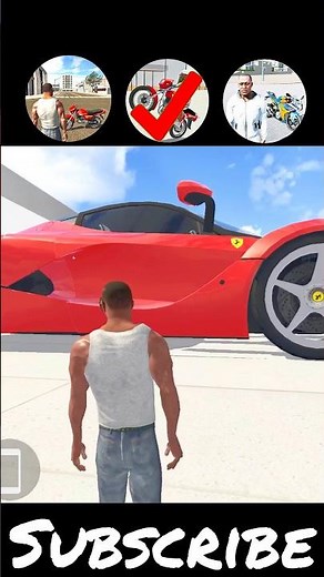 Franklin Tiny Character Challenge 😱🪄 IBD3D Vs Indian GT5 Vs GTIV | Viral Shorts