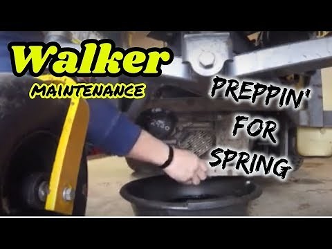 Lawn Mower Maintenance Walker Mower, Walker repair