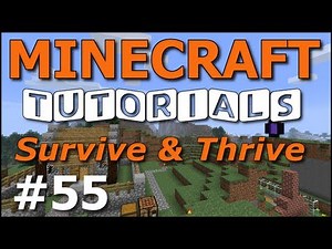 Minecraft Tutorials - E55 Ender Chest (Survive and Thrive III)