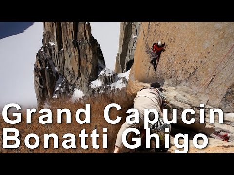 Bonatti Ghigo Grand Capucin route Chamonix Mont Blanc mountain climbing mountaineering