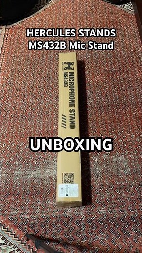 UNBOXING: Hercules Mic Stand