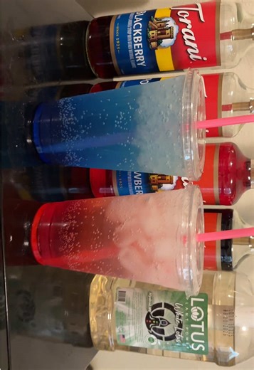 day 1 drinks! #toranisyrups #fypシ #dutchbros #college #lotusenergy | drinks