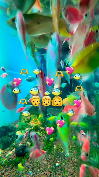 🌈 Gia đình cá cánh buồm ngũ sắc lung linh đêm muộn | CẢ NHÀ THƯƠNG NHAU #shorts #cacanhbuom