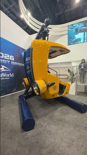 First look at ride vehicle for SEA Quest Legends Of The Deep coming next year to SeaWorld Orlando