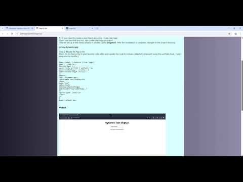 React Lab Program1 VTU LAB