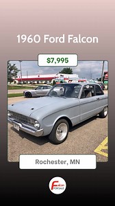 New Listings on Falcon For Sale! 1.) 1960 Ford Falcon located in Rochester, MN - $7,995 2.) 1965 Falcon located in Chesterfield Twp, MI - $6,000 3.) 1963 Ford GT Coupe 2D located in Lamar, AR - $12,000 4.) Ford Falcon 1963 Thru 1965 located in Canton, MI - $20,000 To get more info on these Ford Falcons and see more, visit the marketplace section on our website. #fordfalcon #fordfalconforsale #falconforsale #classicfordfalcon #classiccar #fordmuscle #ford | Falcon For Sale