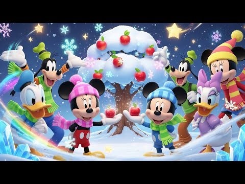 🐭🍎 Mickey Mouse and Friends Save the Snow Apple Tree | Fun Winter Cartoon ❄️