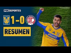🤩⚽️ ¡VICTORIA DE TIGRES! | Tigres UANL 1-0 CD Toluca | Final de Ida | Liga MX | HIGHLIGHTS