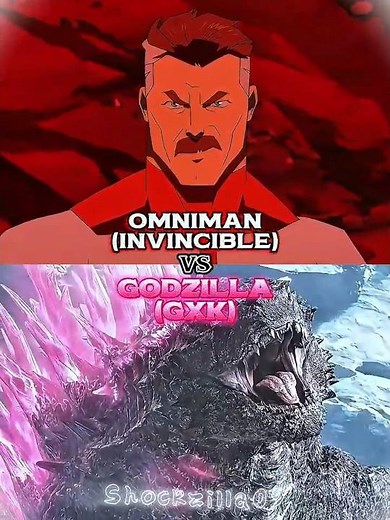 Evolved Godzilla (GXK) vs Omniman (Invincible) |#godzillaxkongthenewempire #invincible