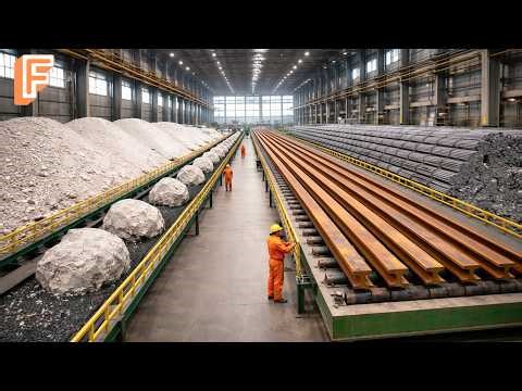 How Millions of Construction Materials Are Made Inside Giant Production Line