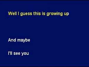 Dammit (Karaoke)- Blink 182 .mpg