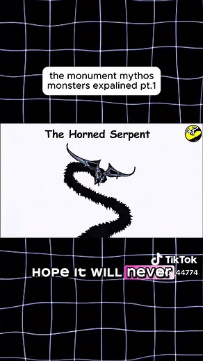 The Monument Mythos Monsters Explained (The Horned Serpent) #fyp #analoghorror #thehornedserpent