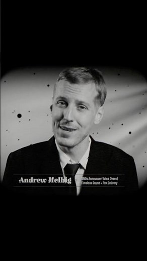 1950s Announcer Voice Over Services by Andrew Helbig | 2025