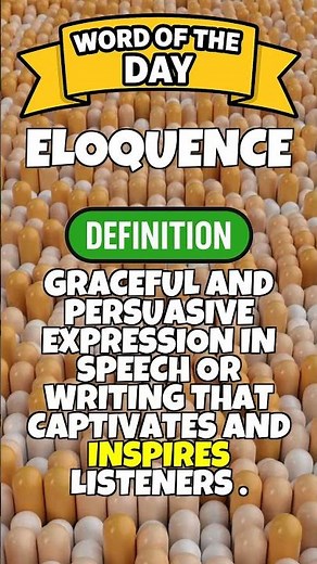 Word Of The Day | Day 27 | ELOQUENCE