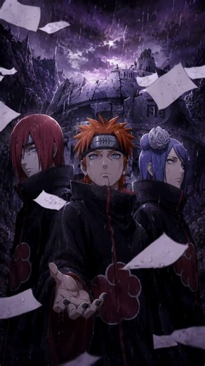 NAGATO, YAHIKO & KONAN — Kinder des Regens 🌧️ | Emotional Anime Drill #nagato #konan #yahiko #naruto
