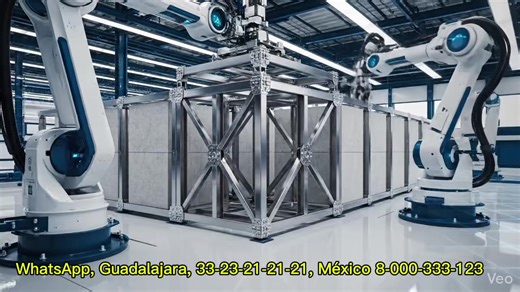 Sistema constructivo de acero de precisión y concreto celular transportable CUBIA