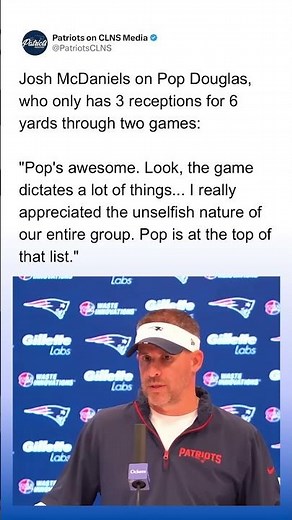 Josh McDaniels: “Pop’s AWESOME”