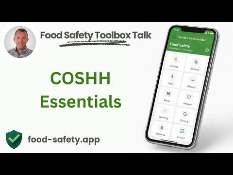COSHH Explained | Food Safety Training for Food Businesses