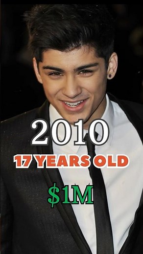 Zayn Malik Networth Over the years.🤑#zaynmalik