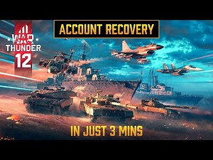 Recover Your War Thunder Account in 3 Mins! 🔥🛩️ (Even Without Email!)
