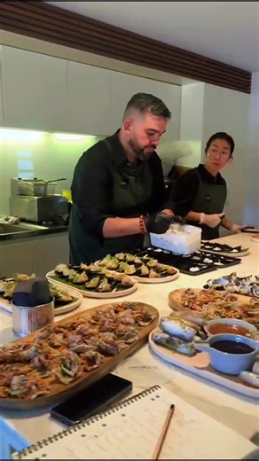 Me and the team expanding to Private functions (canape style)