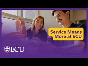Service Means More at ECU