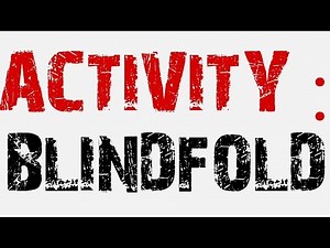 Activity: Blindfold game #school #education #activity #gaming #fun #learn #blindfoldgames