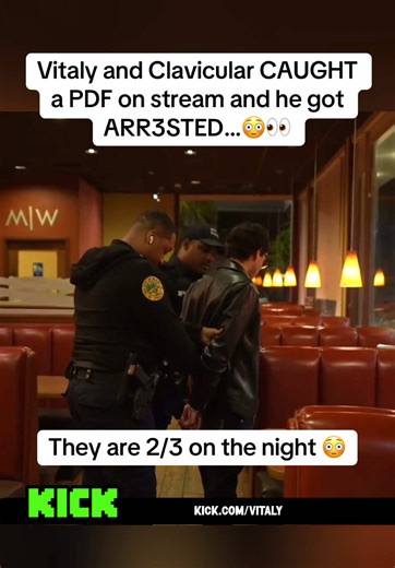 Vitaly and Clavicular CAUGHT a PDF on stream and he got ARR3STED…😳👀#fyp #vitaly #clavicular