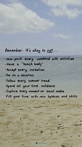 2.6K views · 44 reactions | Enjoy your summer—your way. It's totally fine to take it easy and focus on what makes you happy and relaxed.  | Balance: Meditation & Sleep | Facebook