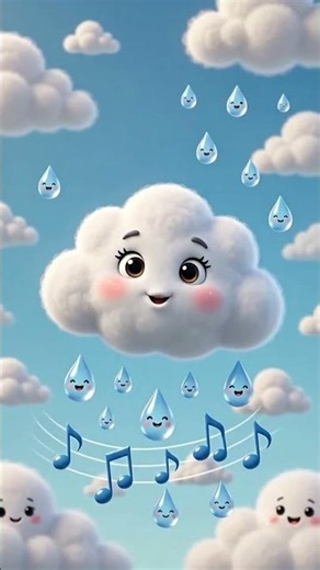 cute cloud and rainbow animation ☁️🌈 #shorts #animation