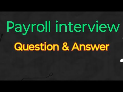 Payroll Interview Questions and Answers for Freshers । #upgradingway #accountant #payroll #interview