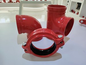 [Hot Item] 소방 시스템 연성 철 그루브 파이프 피팅 커플링 배관 연결 FM, UL