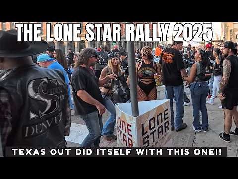 Lone STAR Rally 2025 The STRAND Main STREET Galveston TEXAS🔥
