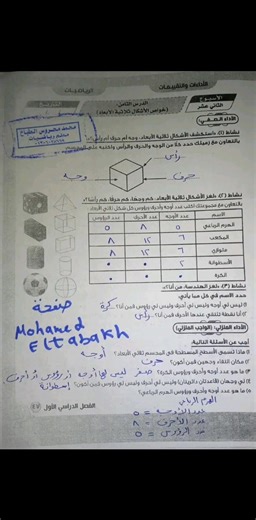 #رياضيات #الصف #الثانى #الابتدائى� أداء الاسبوع الثاني عشر � الصفحات من 45 إلى 48 كتاب التقييمات شكرا أستاذ/ محمد الطباخ | محبي التعليم