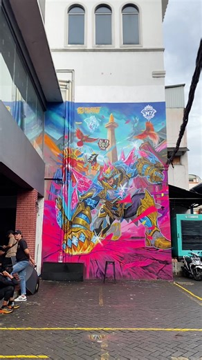 Mural Gatot Kaca Selesai: Karya Seni Menakjubkan