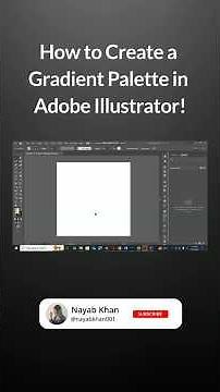How to Create a Gradient Palette in Adobe Illustrator!🚀