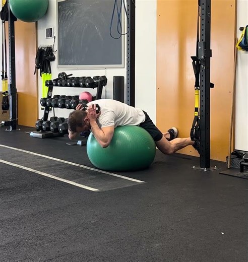 Exercise Ball Back Extensions