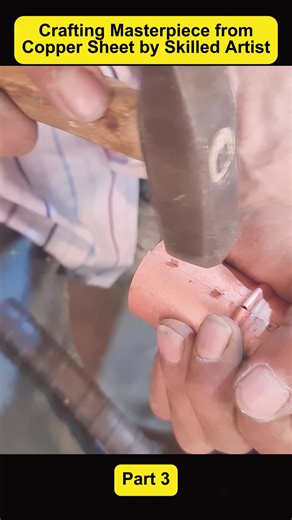 Crafting Masterpiece from Copper Sheet by Skilled Artist p3 #diyproject #viral
