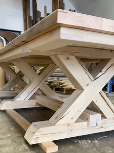 2M views · 19K reactions | This is the giant kitchen table that I showed in the video where I delivered that giant coffee table | The Dusty Lumber Co. | Facebook