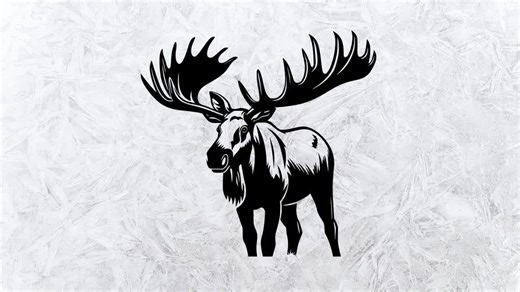 Moose SVG Clipart Bundle: Hand-drawn Vector Designs (digital Download) - Etsy