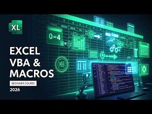 Excel VBA Programming for Beginners | Complete Macros Tutorial 2026 | Complete Beginner Course