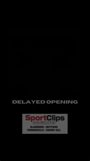 Sport Clips Glassboro NJ on Instagram: "12:00 PM delayed opening please check in online or call your location for when we open ☃️❄️"