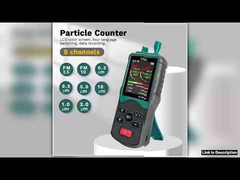 Particle counter PM25 PM10 Air quality detector 6 channel Two modes of weighing and counting Clean