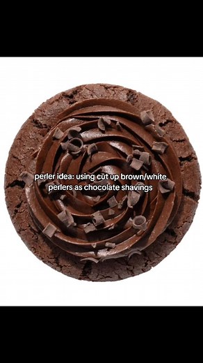 Perler Bead Chocolate Shavings Idea: Exacto Knife Craft