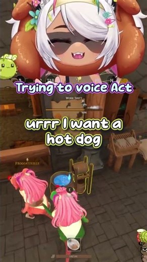 Learning Froggy's Jennifer Coolidge impression #Gaming #Restaurats #vtuber