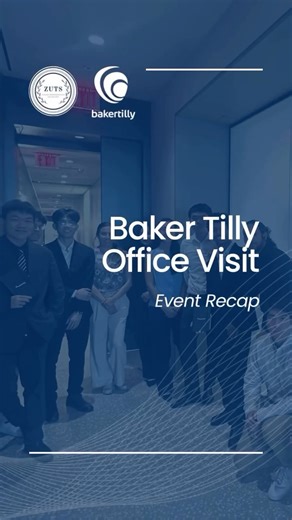 Baruch Zicklin Undergraduate Tax Society (ZUTS) on Instagram: "ZUTS had the amazing opportunity to visit Baker Tilly’s office. It was an incredible experience to learn more about the firm, explore the variety of career opportunities available, and gain valuable perspective through the office tour. A special thanks to Baker Tilly and Stephanie Dolce for making this experience possible—your guidance and insights were truly invaluable to our members."