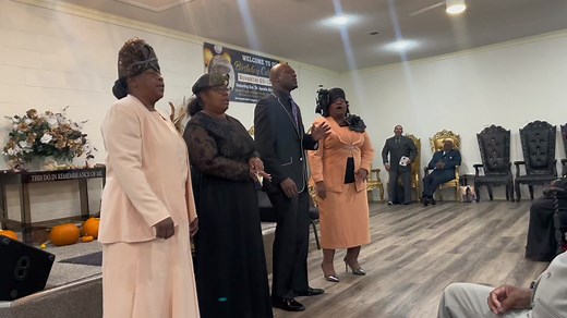 Whew I love my family! We aren’t professionals at singing but we do what we can! Thanks be unto God! #onchristthesolidrockistand #holiness #church #mychurch #singing